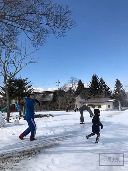 輕井澤玩雪